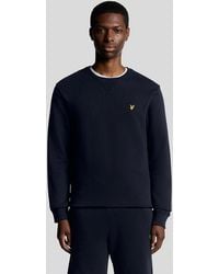 Lyle & Scott - Cotton Crew Neck Sweatshirt - Lyst