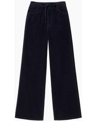 Ro&zo - Cord Drawstring Wide Leg Trousers - Lyst