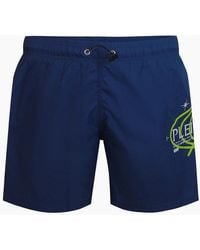 Philipp Plein - Plein Sport Geo Logo Swim Shorts - Lyst