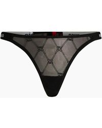 BOSS - Sporty Logo Lace String - Lyst