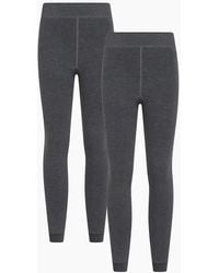 Mountain Warehouse - Ladies Fleece Lined Thermal Leggings (Pack Of 2) - Lyst