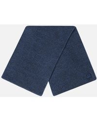 C.P. Company - Fleece Knit Logo Scarf - Lyst