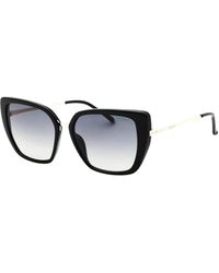 Guess - Shiny Frame Gradient Smoke Lensed Sunglasses - Lyst