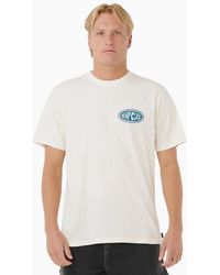 Rip Curl - Rip Curl Raw Energy De Oval Graphic Short Sleeve T-Shirt - Lyst