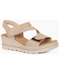 Rieker - Haiti Wedge Heel Sandals - Lyst