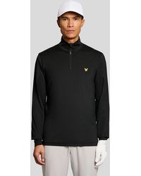 Lyle & Scott - Performance 1/4 Zip Midlayer - Lyst
