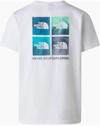 The North Face - T Shirts Mountain Photo Box Crew Neck Cotton Tee - Lyst