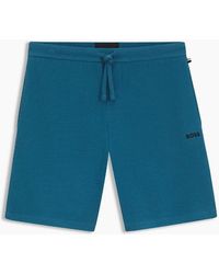 BOSS - Waffle Shorts 10269584 01 Pyjama Short - Lyst