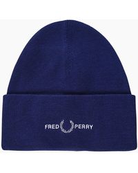Fred Perry - Graphic Logo French Beanie - Lyst