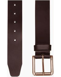 BOSS - Boss Joris -Sz40 Leather Belt Dark - Lyst