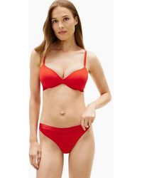 Tommy Hilfiger - Repeat Logo Wireless Push-Up Bra, Fireworks - Lyst