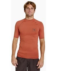 Rip Curl - Rip Curl Streamline Upf Short Sleeve Rash Vest - Lyst
