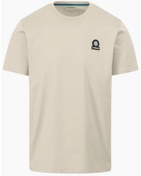 Sandbanks - Mercerised Badge T-Shirt S1-26 Stone - Lyst