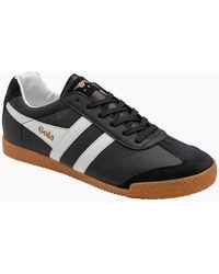 Gola - Harrier Leather Trainers - Lyst