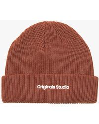 Jack & Jones - Vesterbro Beanie Brandy - Lyst