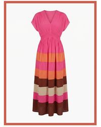 Nooki Design - Rosalie Striped Maxi Dress - Lyst