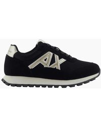 ARMANI EXCHANGE - Mesh/ Runner Trainer - Lyst