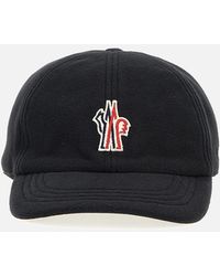 Moncler - Grenoble Logo Patch Fleece Cap - Lyst