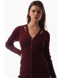 BOSS - Button Up Midi Dress - Lyst