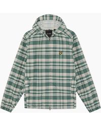 Lyle & Scott - Lyle & Scott Tartan Lightweight Hooded Jacket - Lyst