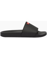 DIESEL - Sa Swim Rubber Sliders - Lyst