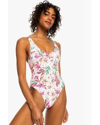 Roxy - Printed Beach Classic One Piece Costume - Lyst