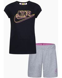 Nike - Large Genie Crew Neck Short Sleeve T-Shirt And Short Set - Lyst