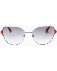 MAX&Co. - Framed Gradient Smoke Sunglasses - Lyst