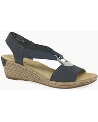 Rieker - Alula Wedge Heel Sandals - Lyst