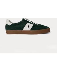 Polo Ralph Lauren - Court Vlc Pp Court Trainers Forest/Deckwash - Lyst