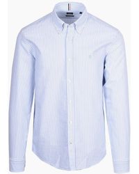 BOSS - Boss H Liam Stripe Oxford Shirt Light Pastel - Lyst
