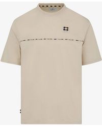 Aquascutum - Club Check Piping T-Shirt - Lyst