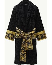 Versace - Cotton Bathrobe - Lyst