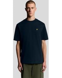 Lyle & Scott - Oversized Cotton Crew Neck T-Shirt - Lyst