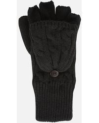 Mountain Warehouse - Ladies Faux Fur Lined Fingerless Gloves - Lyst