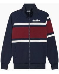 Diadora - 80S Denim/Optical Track Jacket - Lyst