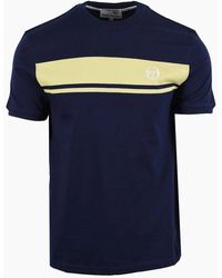Sergio Tacchini - Master T-Shirt Maritime/Celery - Lyst