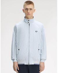 Fred Perry - Crinkle Harrington Jacket - Lyst