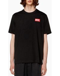 DIESEL - T Shirts Short Sleeve T Just Nlabel Crew Neck Soft Cotton Summer Tee - Lyst
