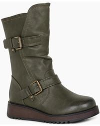 Heavenly Feet - Hannah Calf Length Boots - Lyst