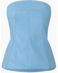 Amy Lynn - Metallic Corset Top - Lyst