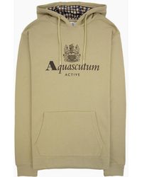 Aquascutum - Active Big Logo Hoodie - Lyst