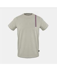 Aquascutum - Printed Logo Crew Neck Short Sleeve T-Shirt - Lyst