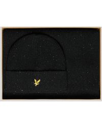 Lyle & Scott - Donegal Scarf And Beanie Set - Lyst