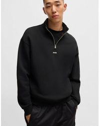BOSS - Hugo Durty244 1/4 Zip Sweatshirt - Lyst