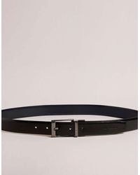Ted Baker - Crafts Reversible Leather Belt - Lyst