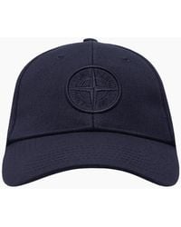 Stone Island - Logo Cotton Hat - Lyst
