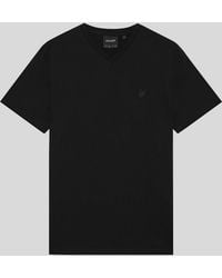 Lyle & Scott - Superfine Cotton V-Neck T-Shirt - Lyst