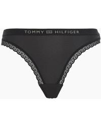 Tommy Hilfiger - Th Tonal Logo Lace Bikini Brief - Lyst