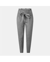 Vero Moda - Eva Regular Fit Straight Trousers - Lyst